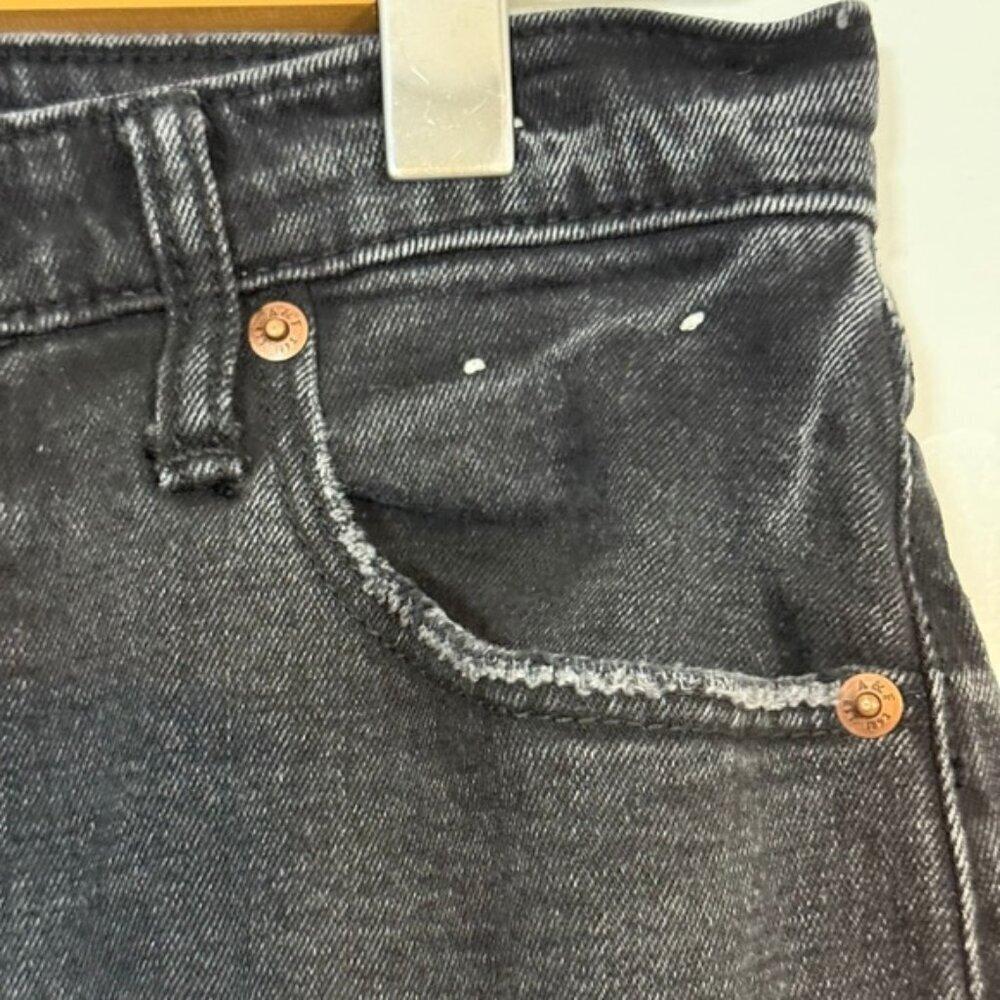 Abercrombie & Fitch Ultra High Rise Ankle Straight Jeans - Size 27 / 4R Curve - Picture 6 of 7